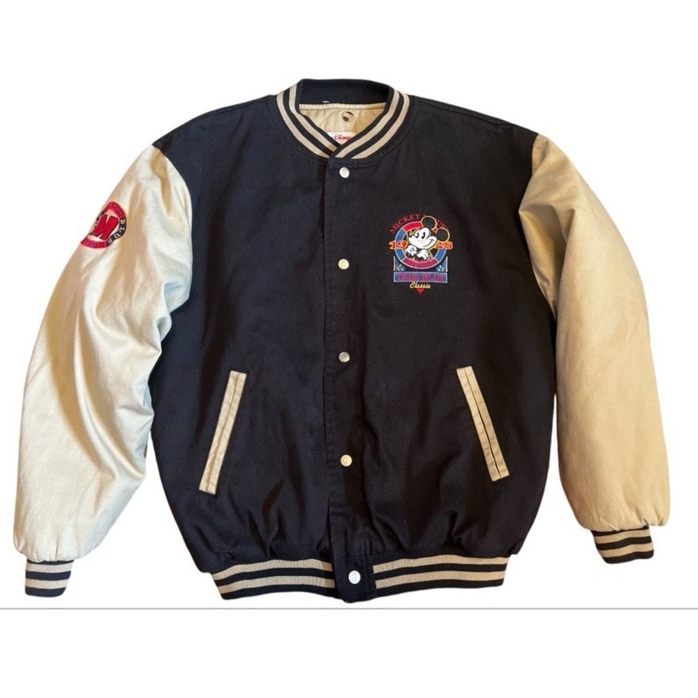 Vintage Disney Store Mickey Mouse True Blue Classic Jacket Size M 1990s View 4